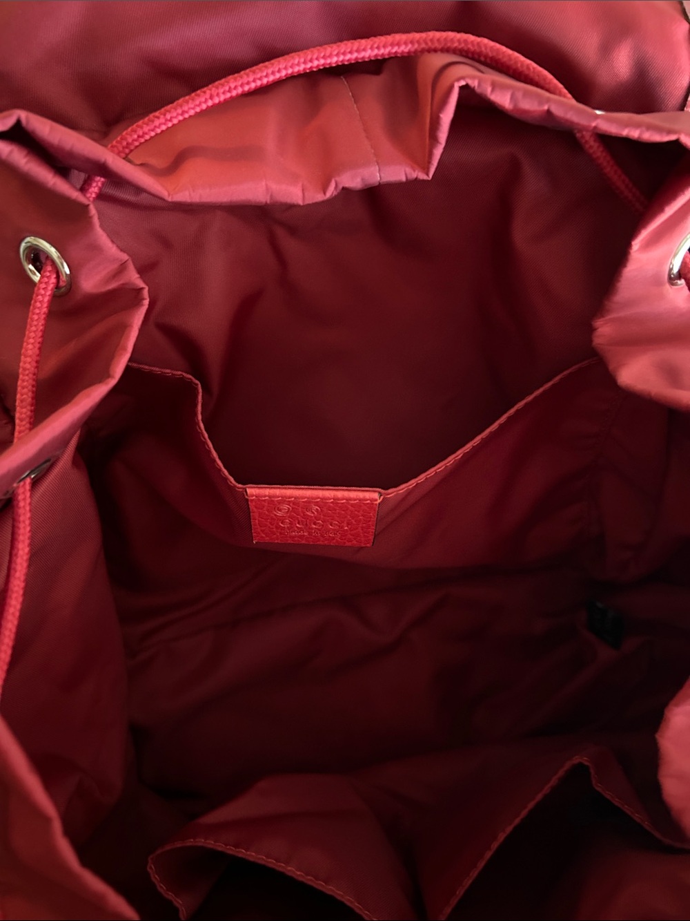 Gucci Red Backpack - Picture 5 of 8